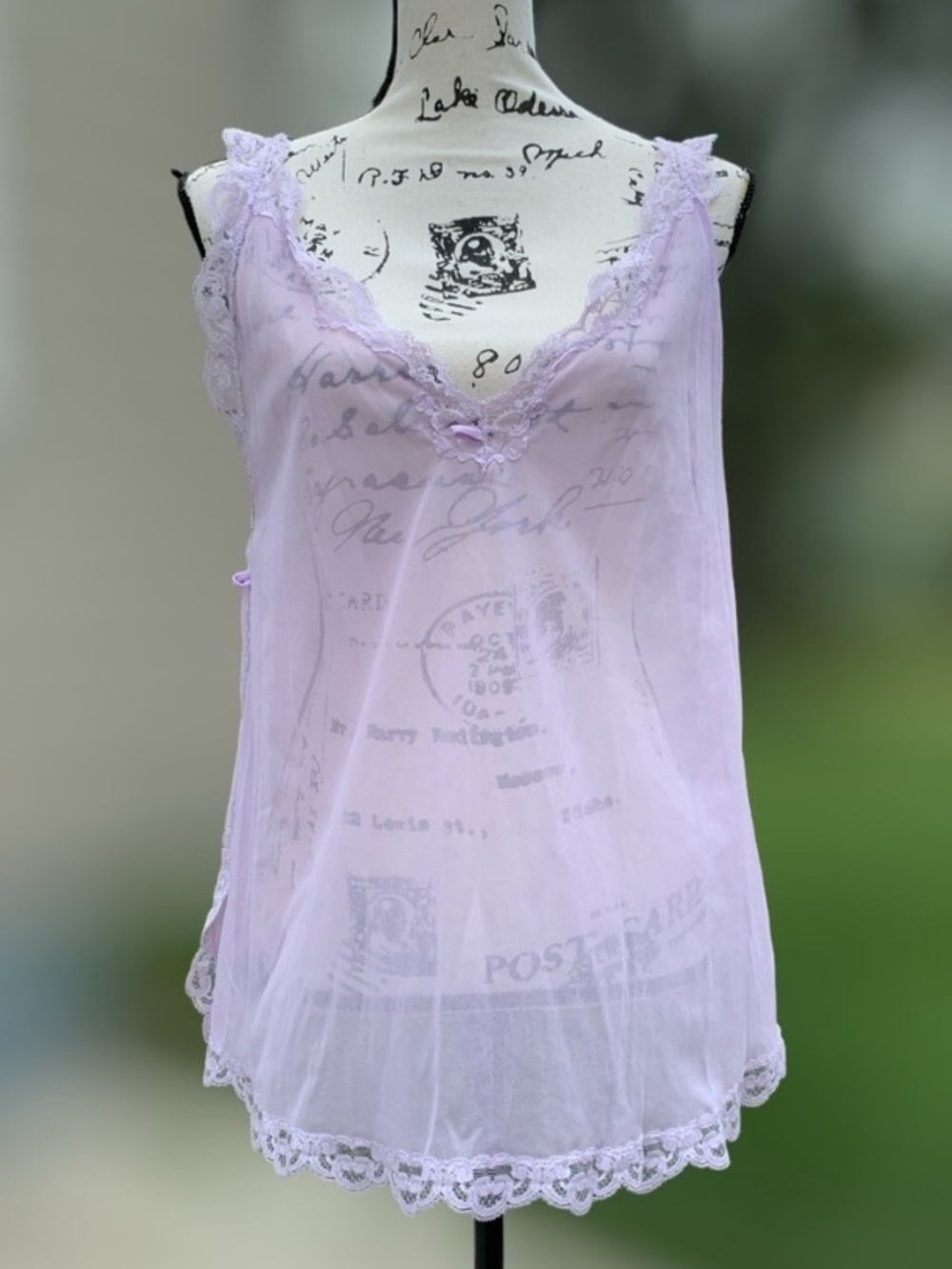 Vintage Purple Babydoll Nightie